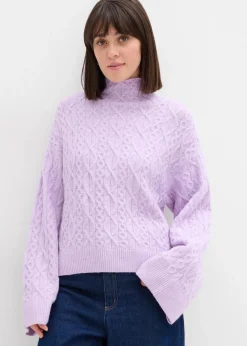 Damen bonprix Bekleidung·Umstandsmode|Bekleidung·Jeans|Zopfstrick Pullover