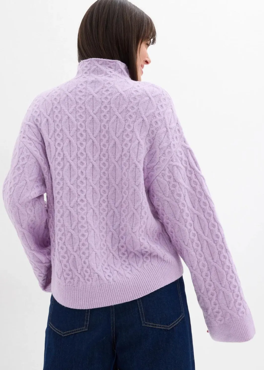 Damen bonprix Bekleidung·Umstandsmode|Bekleidung·Jeans|Zopfstrick Pullover