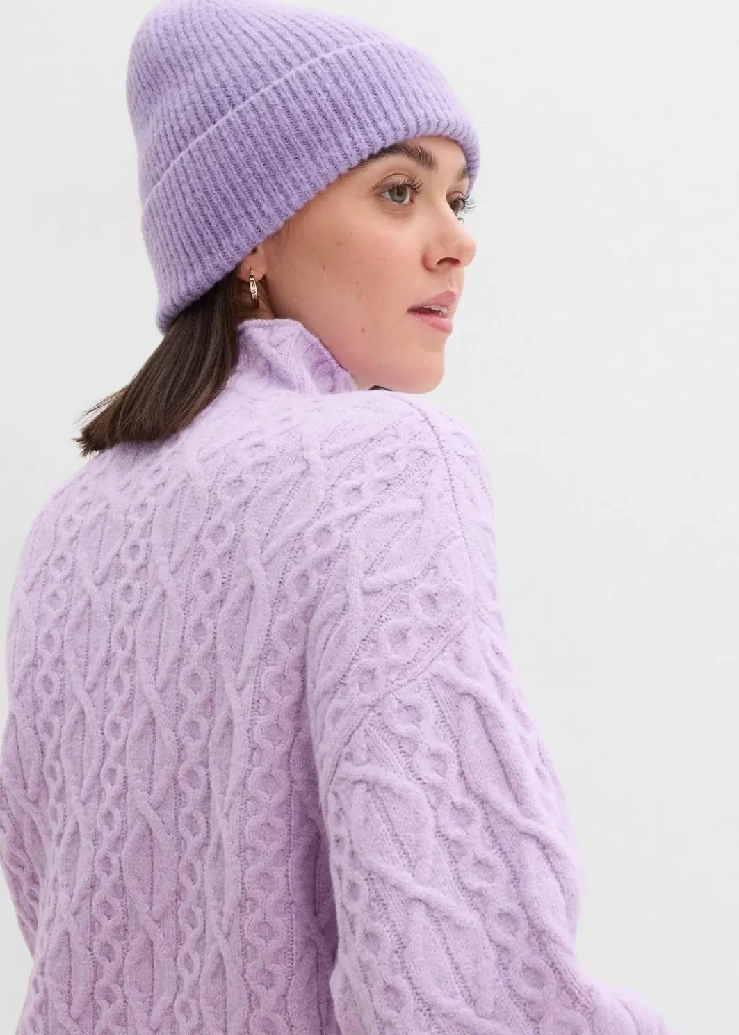 Damen bonprix Bekleidung·Umstandsmode|Bekleidung·Jeans|Zopfstrick Pullover