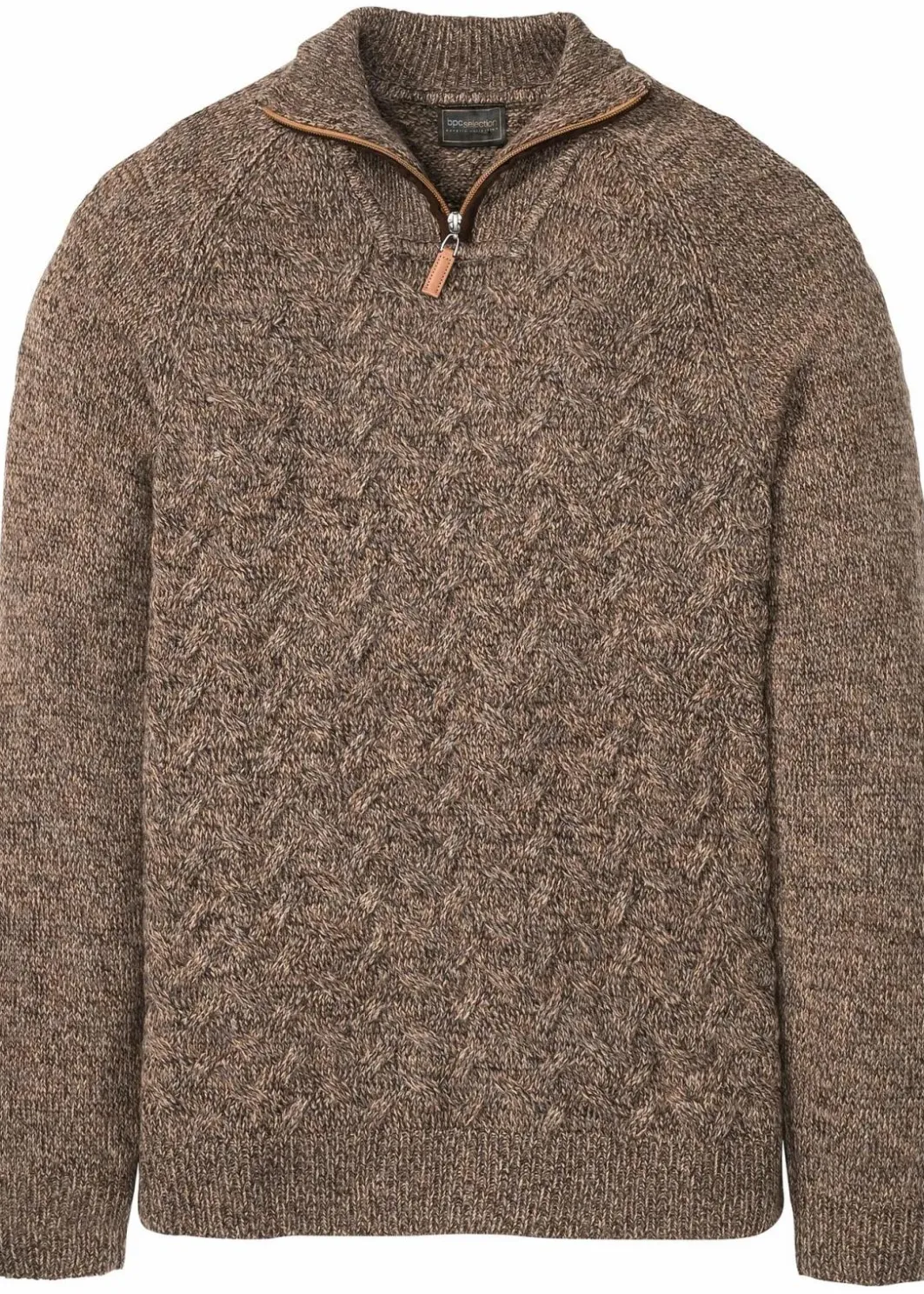 Discount Zopfstrick Troyer-Pullover mit Wollanteil Herren Große Größen|Pullover & Strickjacken